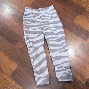 Moi Elastic-Waist Zebra Print Joggers (3-4y)